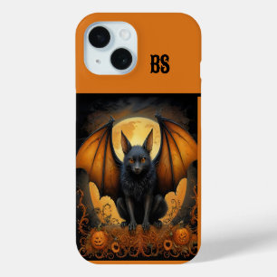 Spooky cute Halloween bat in Disguise iPhone 15 Case