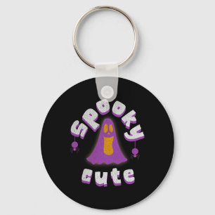 Spooky Cute Halloween Ghost Girls Men's Womens Tee Key Ring