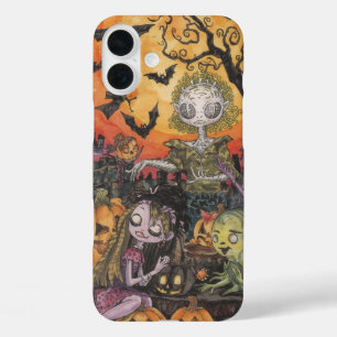 Spooky Cute Halloween iPhone 16 Plus Case. iPhone 16 Plus Case