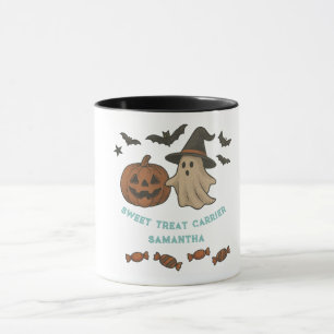Spooky Cute Halloween Mug – Boos, Bats & Treats