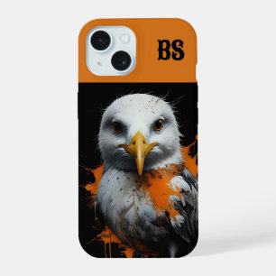 Spooky cute Halloween seagull in Disguise iPhone 15 Case