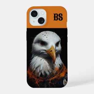 Spooky cute Halloween seagull in Disguise iPhone 15 Case