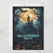 Spooky, Cute, match vibes Halloween Invitation