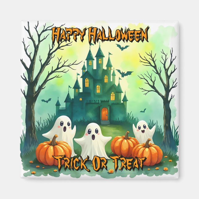Spooky Cute Popular Halloween Collection Magnet (Front)