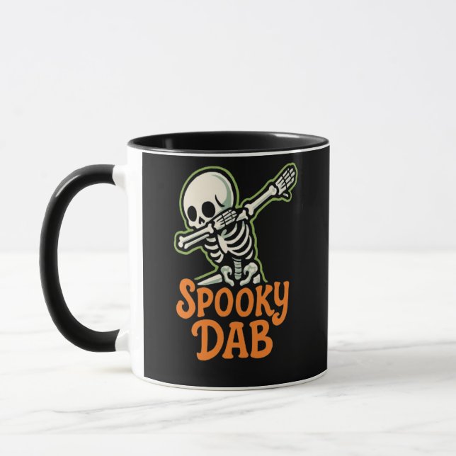 Spooky Dab Halloween  Mug (Left)
