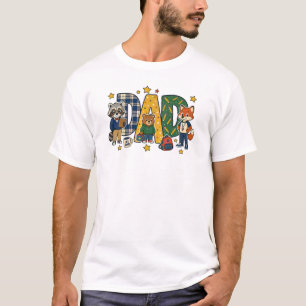 Spooky Dad Letter Block T-Shirt
