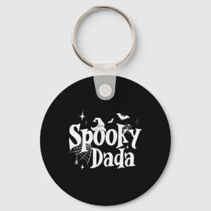 Spooky Dada Witch Funny Halloween Costume Dad Gran Key Ring