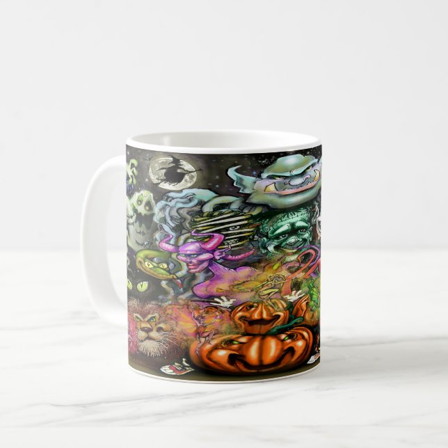 Spooky Dance Coffee Mug (Front Left)