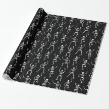 Spooky Dancing Skeletons Pattern