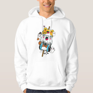 Spooky Dango Frog - Pastel Goth Edition Hoodie