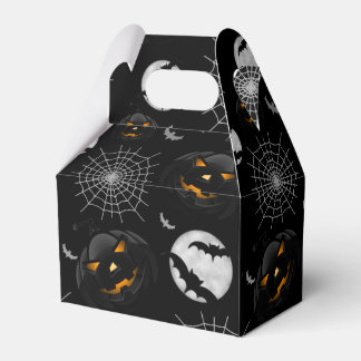 Spooky Dark Halloween Pattern Favour Box