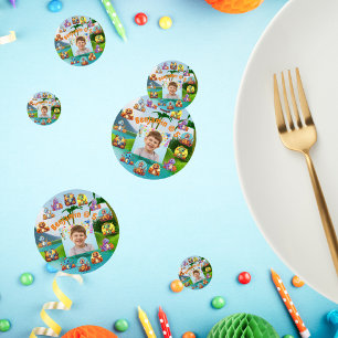 spooky dinosaur halloween birthday confetti