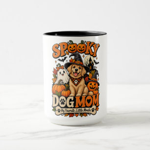 Spooky Dog Mum Halloween Cute Skeleton Dog Lover Mug
