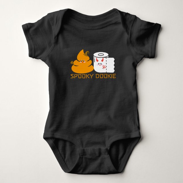 Spooky Dookie Baby Bodysuit (Front)