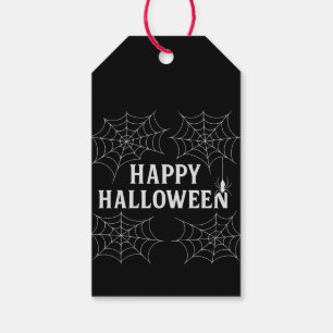 Spooky Drinks Happy Halloween Spiderwebs Haunted Gift Tags