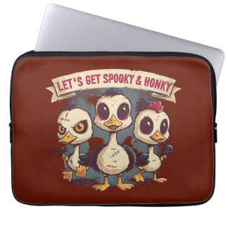 Spooky Duck Halloween Laptop Sleeve