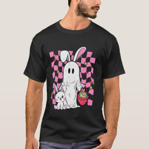 Spooky Easter Ghost Bunny Easter Egg Women T-Shirt
