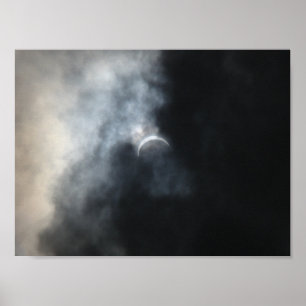Spooky Eclipse Storm Clouds 2017 Poster