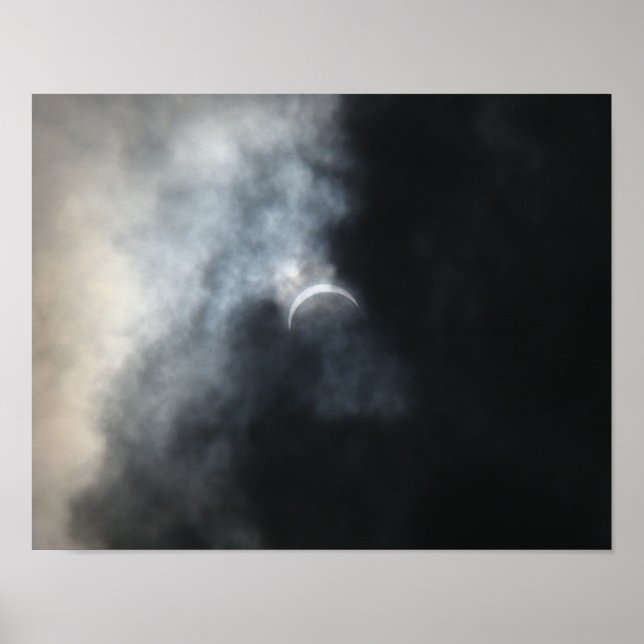 Spooky Eclipse Storm Clouds 2017 Poster (Front)