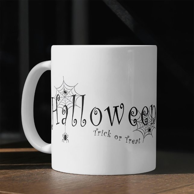 Spooky Elegance: Halloween Spider Web Design Coffee Mug (Spooky Elegance: Halloween Spider Web Design. Coffee Mug)