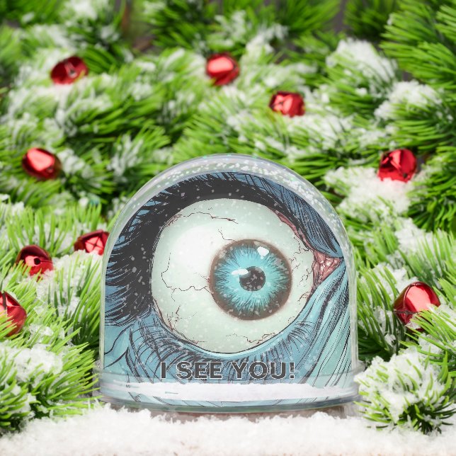 Spooky Eyeball Snowglobe (Christmas)