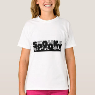 Spooky Face Halloween T-Shirt – Front “SPOOKY”