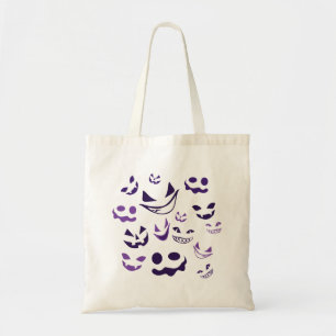 Spooky Faces Tote Bag
