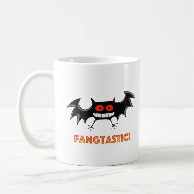 Spooky Fangtastic Halloween Party Coffee Mug (Left)