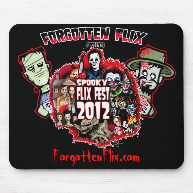 Spooky Flix Fest 2012 Mousepad (Front)