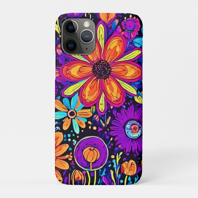 Spooky Floral Art Case-Mate iPhone Case (Back)
