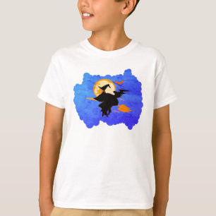Spooky Flying Witch Shirt - Halloween Costume Idea
