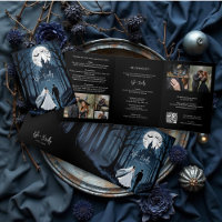 Spooky Forest Haunted Castle Wedding 6-Photo