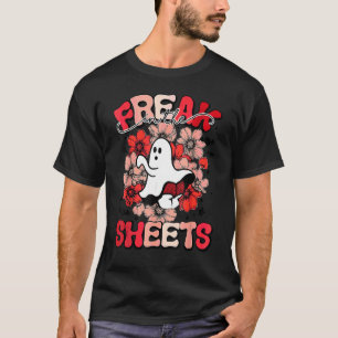 Spooky Freak In The Sheets Halloween T-Shirt
