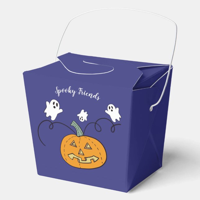 "Spooky Friends Treat Box" Favour Box (Front)