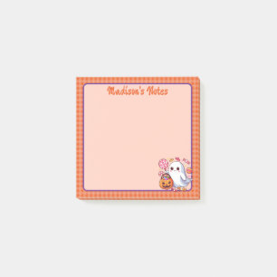 Spooky Fun Ghosts And Treats Custom Post-it Notes