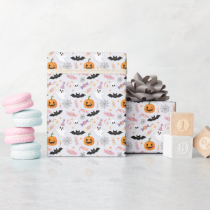 Spooky Fun Halloween Costume Party Wrapping Paper