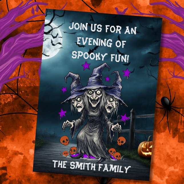 Spooky Fun Halloween Party Invitation Card (Creator Uploaded)