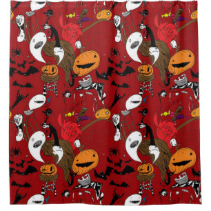 Spooky Fun Halloween Shower Curtain