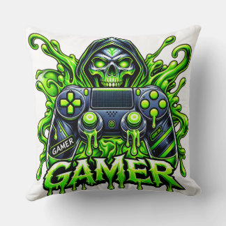 Spooky Gaming – Halloween Gamer Ghost Controller  Cushion