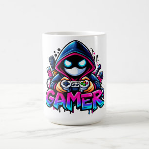 Spooky Gaming – Halloween Gamer Ghost Controller D Coffee Mug