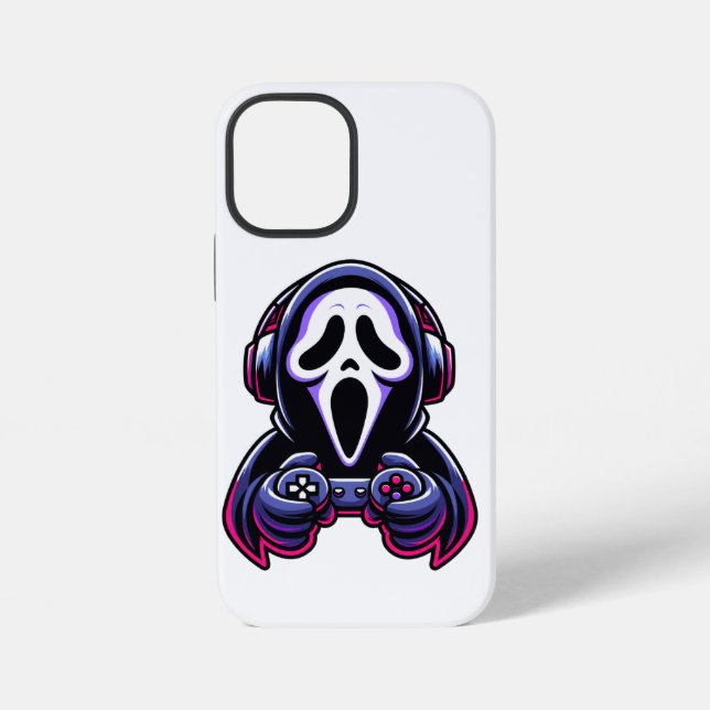 Spooky Gaming – Halloween Gamer Ghost Controller D iPhone Case (Back)
