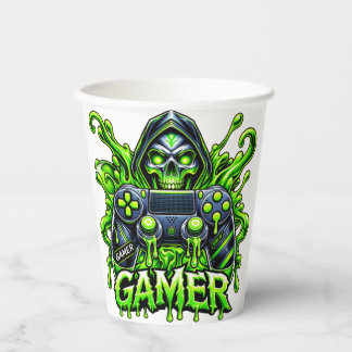 Spooky Gaming – Halloween Gamer Ghost Controller  Paper Cups