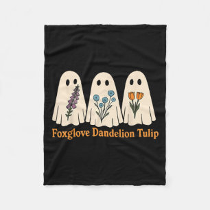 Spooky Ghost Anti Trump Halloween Fleece Blanket