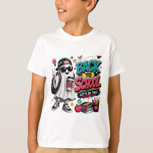 Spooky Ghost Back To School Halloween Shirt
