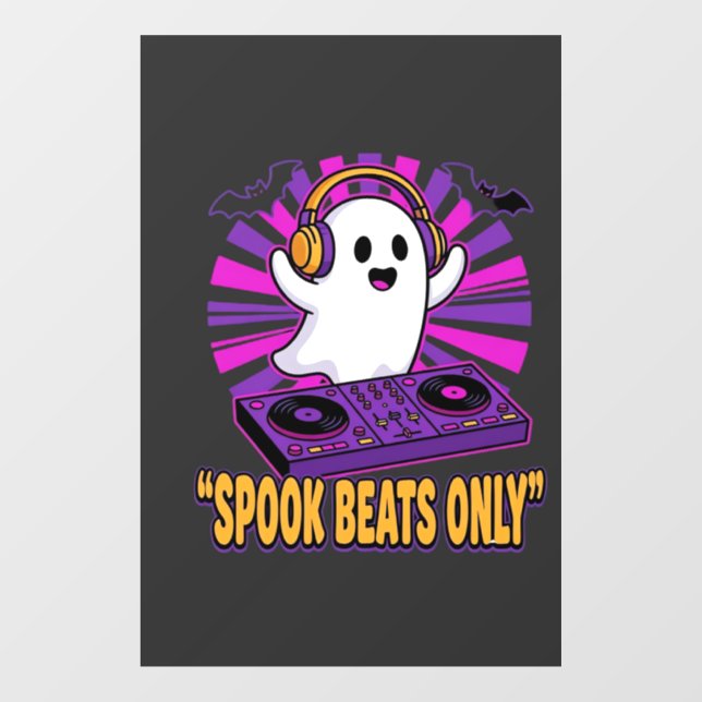 Spooky Ghost DJ Halloween Beats Design_1 (Sheet)