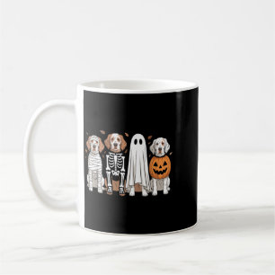 Spooky Ghost English Setter Pumpkin Halloween Dog Coffee Mug