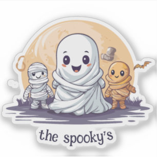 Spooky Ghost Family