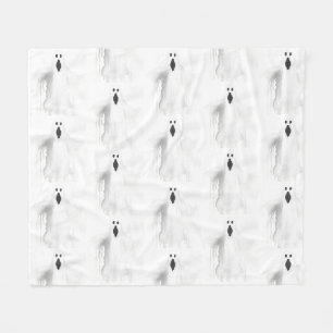 Spooky Ghost Fleece Blanket