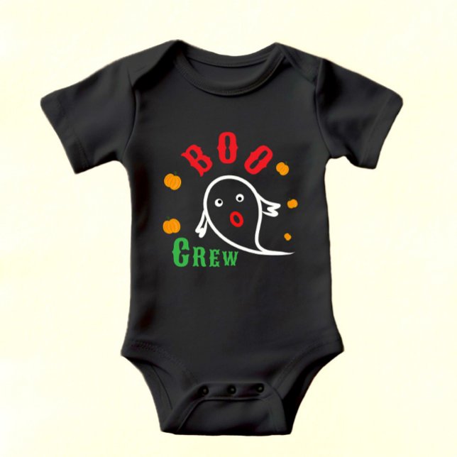 Spooky ghost for Halloween Baby Bodysuit (Creator Uploaded)