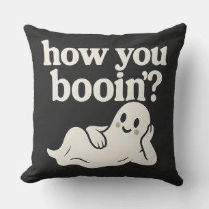 Spooky Ghost Friends Cuddle Pillow Design